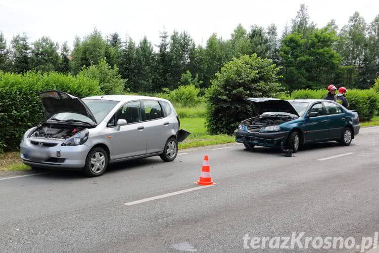 Zderzenie na Zręcińskiej trzech samochodów