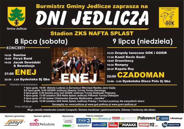 Dni Jedlicza 2017. Gwiazdą Enej i Czadoman!