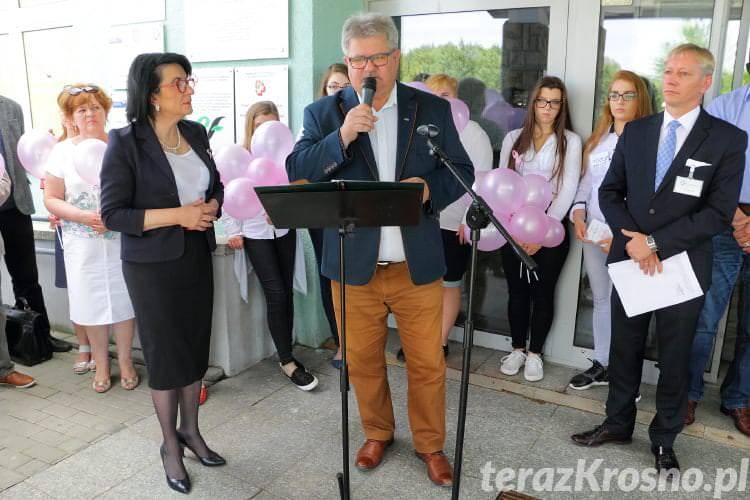 Protest przed krośnieńskim szpitalem