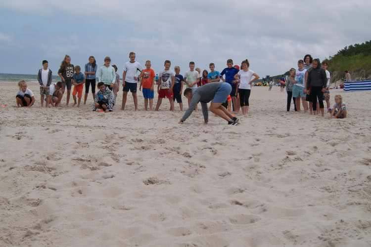 Judocy UKS 15 na obozie sportowym