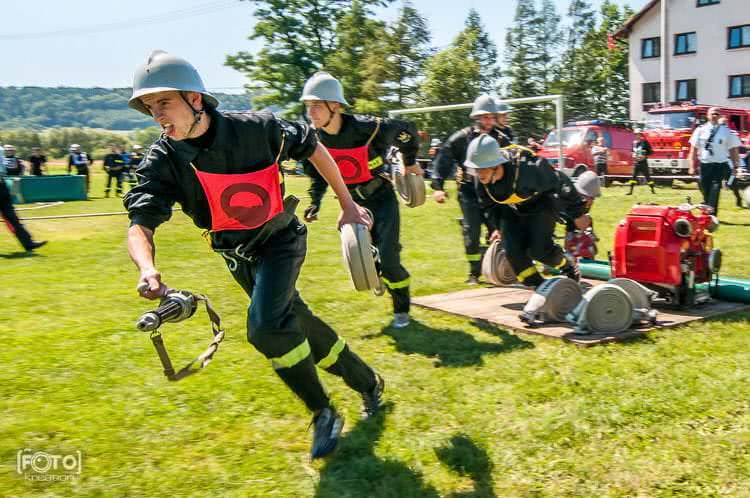 Zawody sportowo - pożarnicze OSP w Jasionce