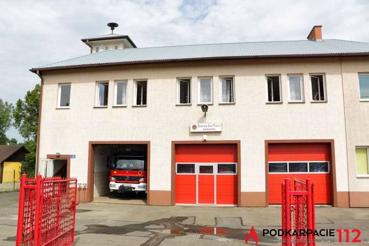 Pożar w budynku remizy OSP Krosno - Turaszówka