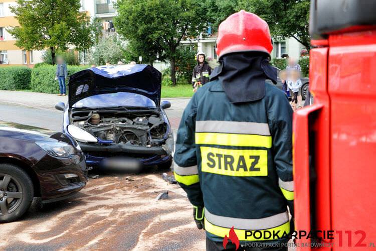Kolizja w centrum Krosna na ul. Tysiąclecia