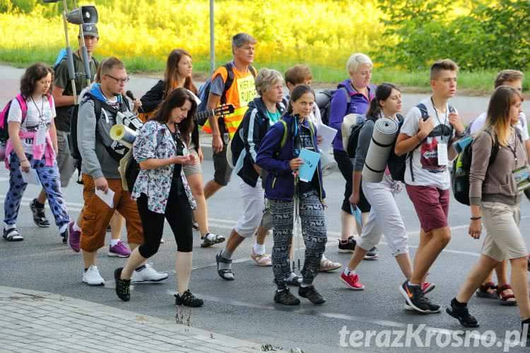 Pielgrzymi z Krosna wyruszyli do Kalwarii Pacławskiej
