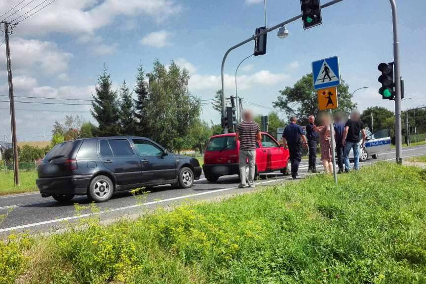 Kolizja przed sygnalizacją