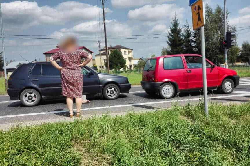 Kolizja przed sygnalizacją
