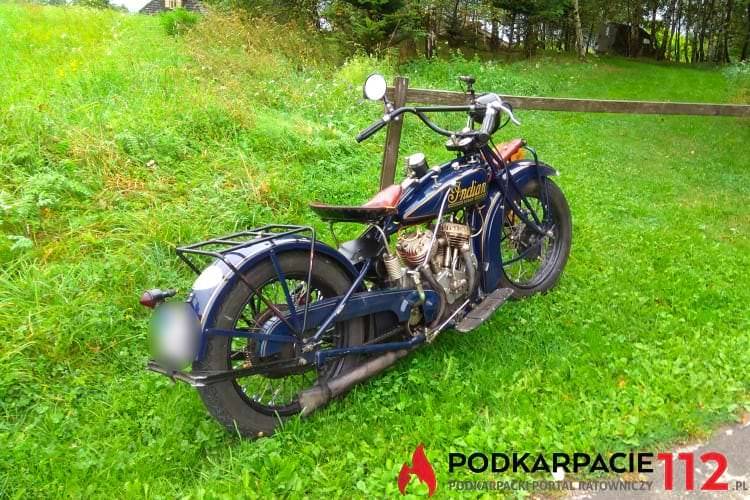 Motocyklista ucierpiał po zderzeniu z sarną