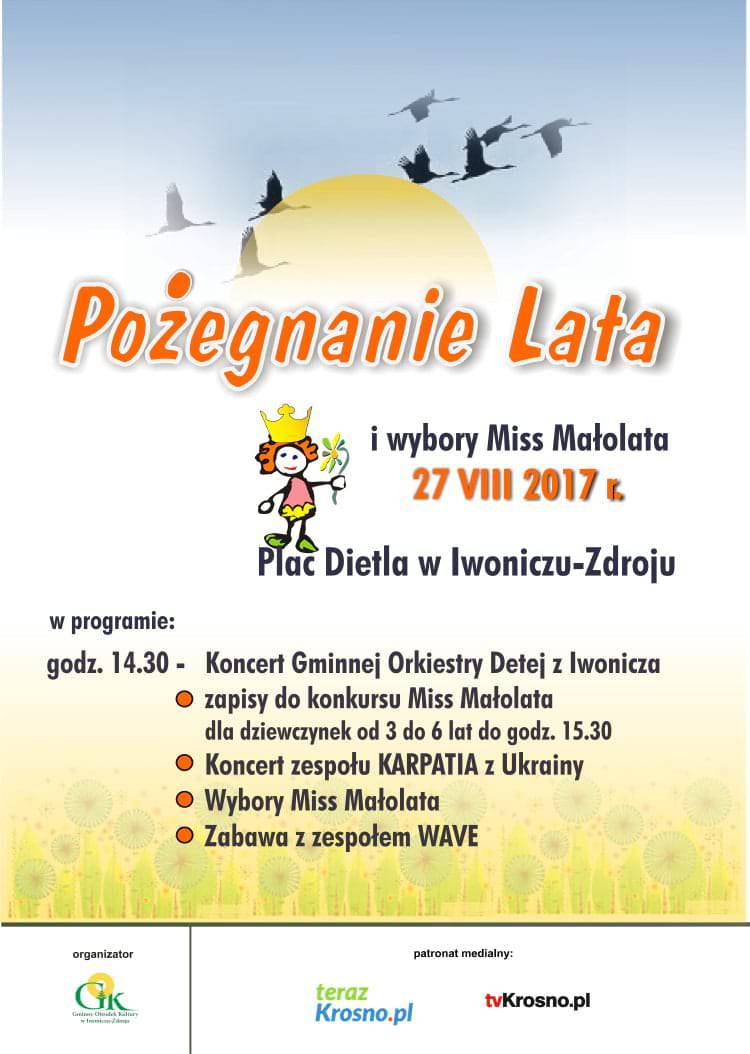 Pożegnanie Lata i wybory Miss Małolata w Iwoniczu-Zdroju