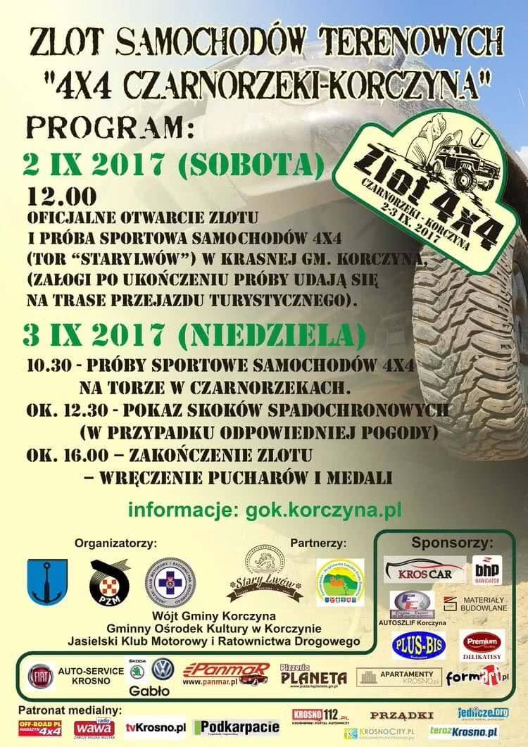 Zlot 4x4 Korczyna - Czarnorzeki. Widowiskowe błotne ściganie gwarantowane!