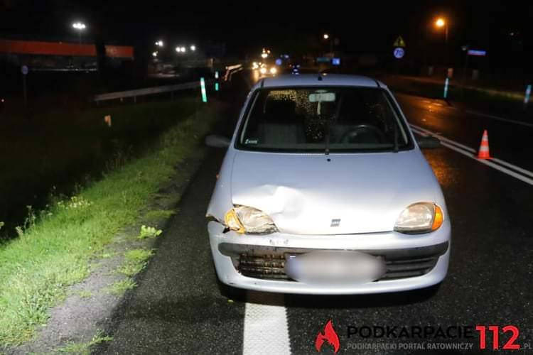 Zderzenie na ul. Krośnieńskiej w Miejscu Piastowym