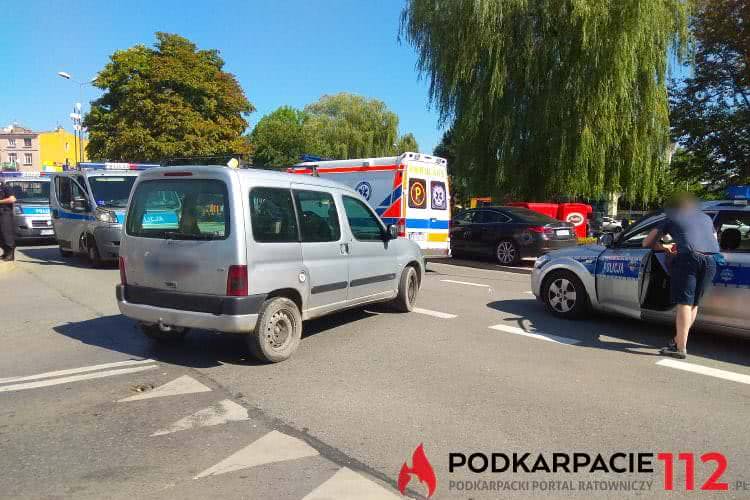 Groźne potrącenie rowerzystki