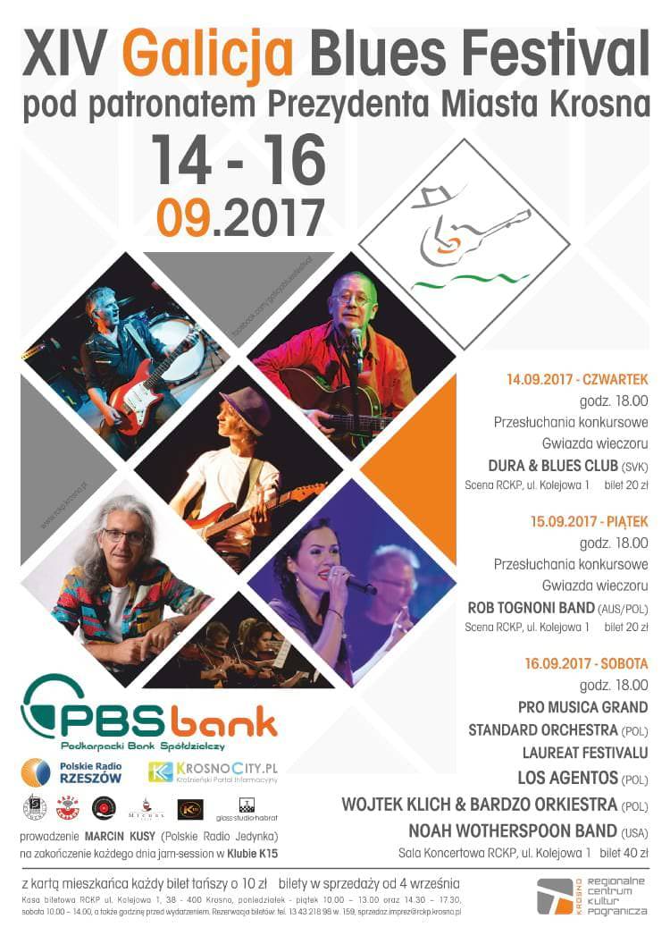 Zbliża się XIV Galicja Blues Festival