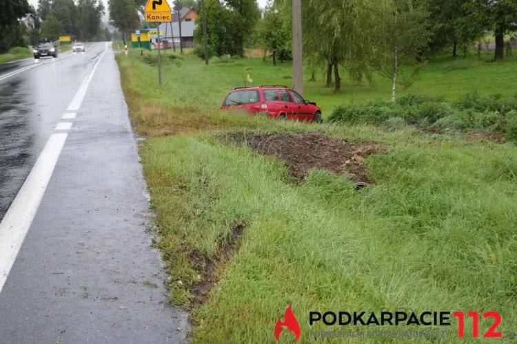 Wjechał w słup
