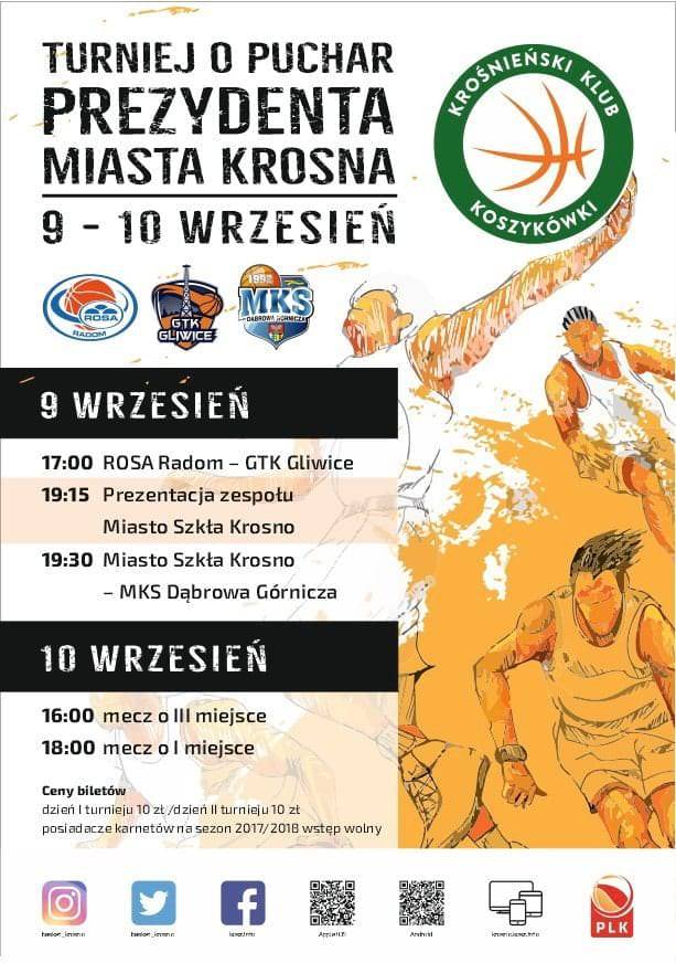 Koszykarze powalczą o Puchar Prezydenta Miasta Krosna