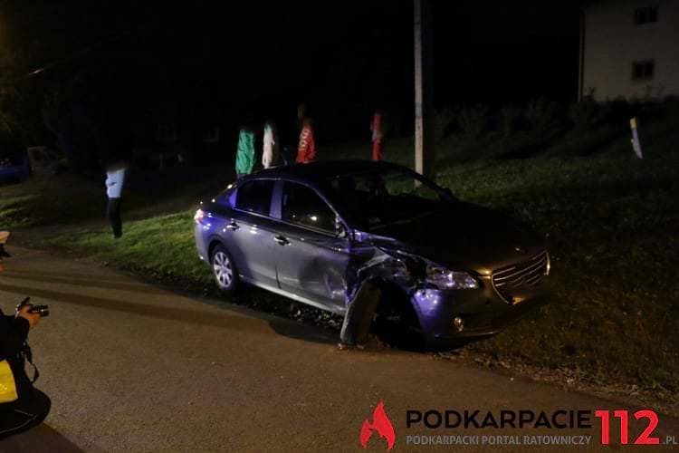 Zderzenie dwóch samochodów w Równem