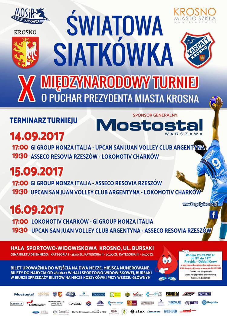 Zmiana w obsadzie Turnieju o Puchar Prezydenta Miasta Krosna