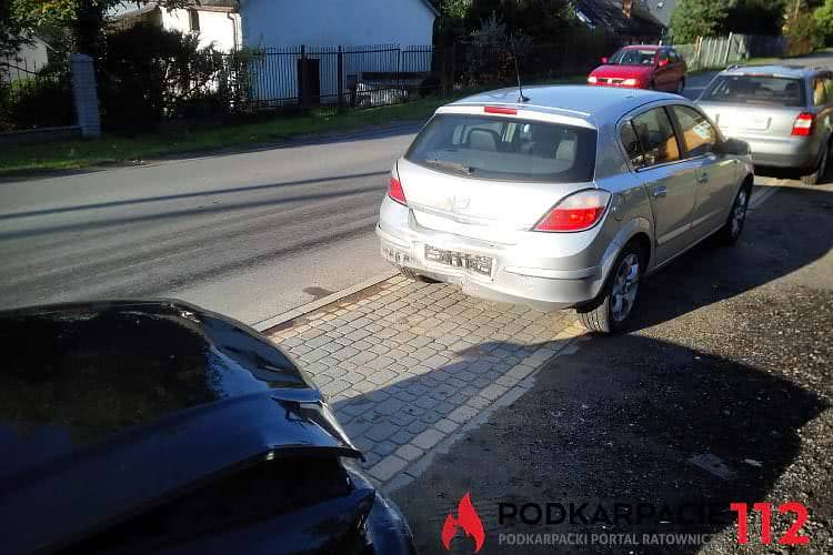Kolizja trzech aut w Krościenku Wyżnym