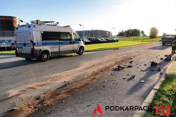Kierowca iveco najechał na tył volkswagena
