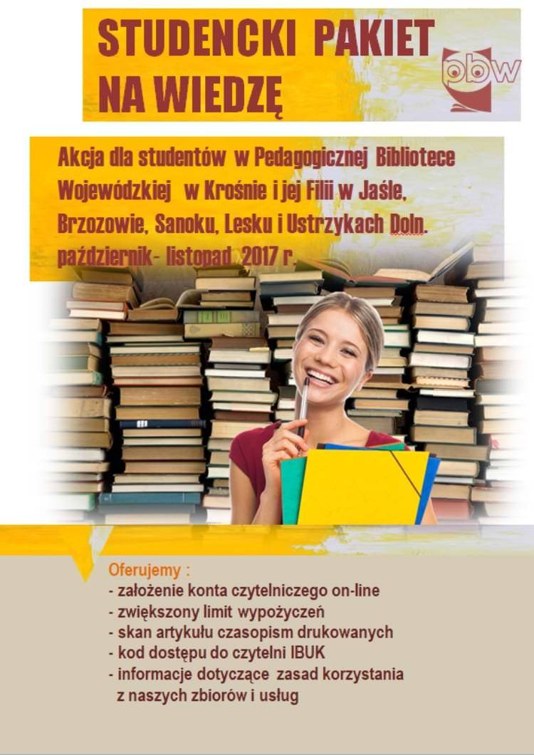 Krośnieńska biblioteka przyjazna studentom