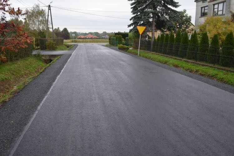 Remont drogi  Chlebna – Łubno Szlacheckie zakończony