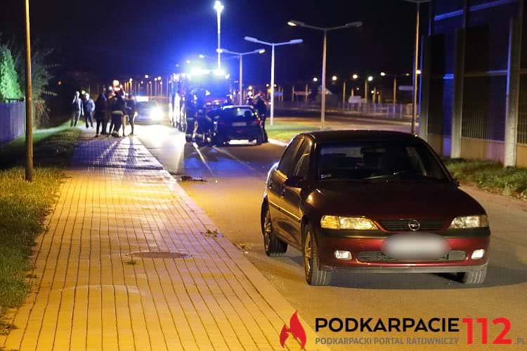 Kolizja na Podkarpackiej, kierująca oddaliła się z miejsca zdarzenia