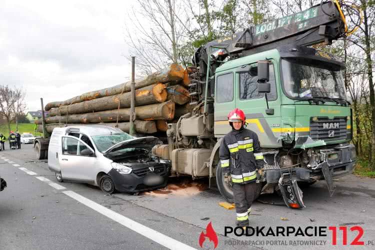 Groźny wypadek w Klimkówce