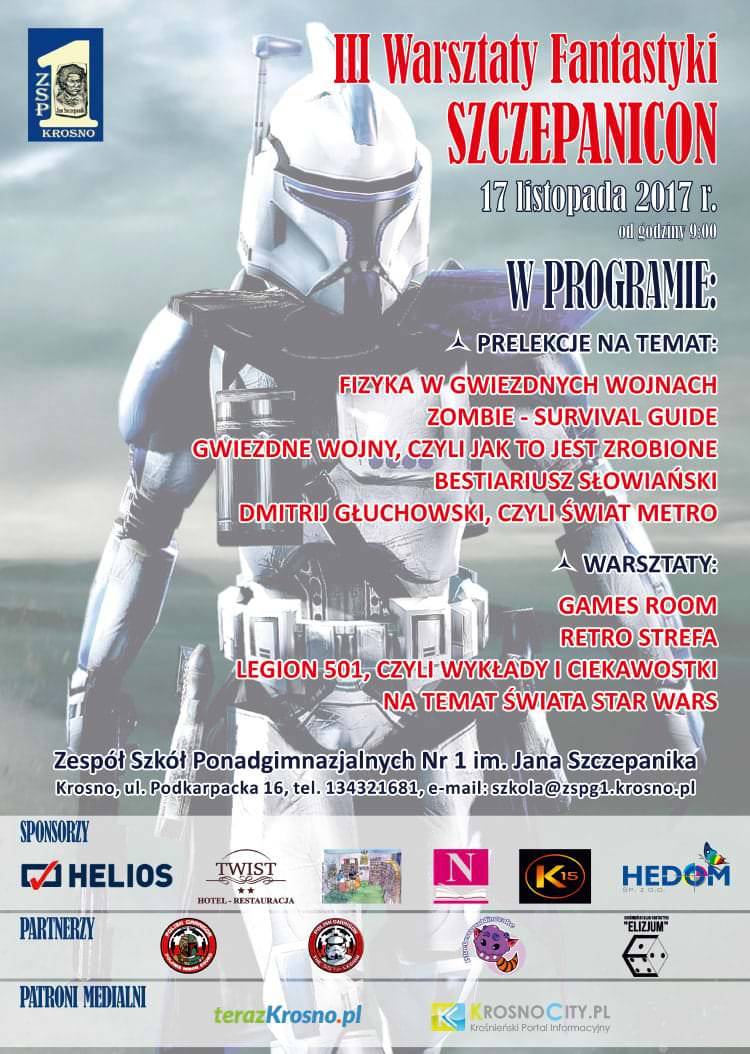 III warsztaty fantastyki Fantastycznie SzczepaniCon w Szczepaniku - zaproszenie