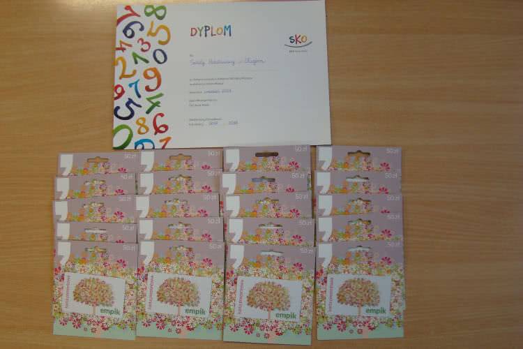 Nagroda w konkursie "SKO Blog Miesiąca" dla Szkoły Podstawowej w Długiem