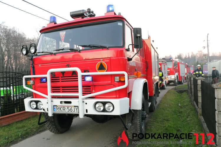 Klimkówka. Pożar w kuchni