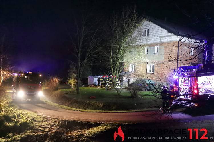 Pożar i wybuch w Przybówce