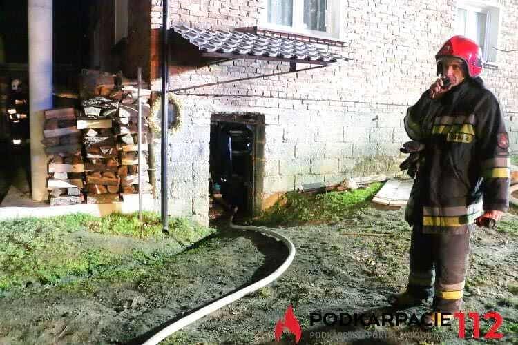 Pożar i wybuch w Przybówce