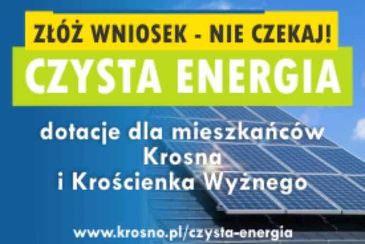 Czysta energia - złóż wniosek o dotację