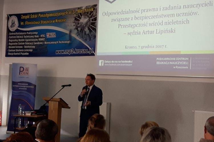 Spotkanie z sędzią Arturem Lipińskim