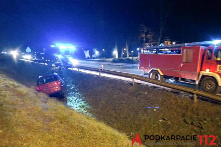 Moderówka. Wjechał do rowu