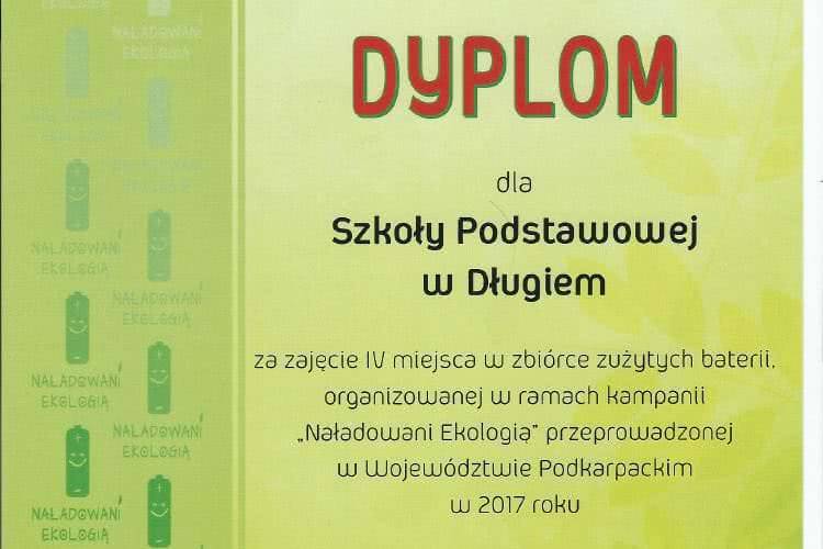 Nagroda dla Szkoły Podstawowej w Długiem