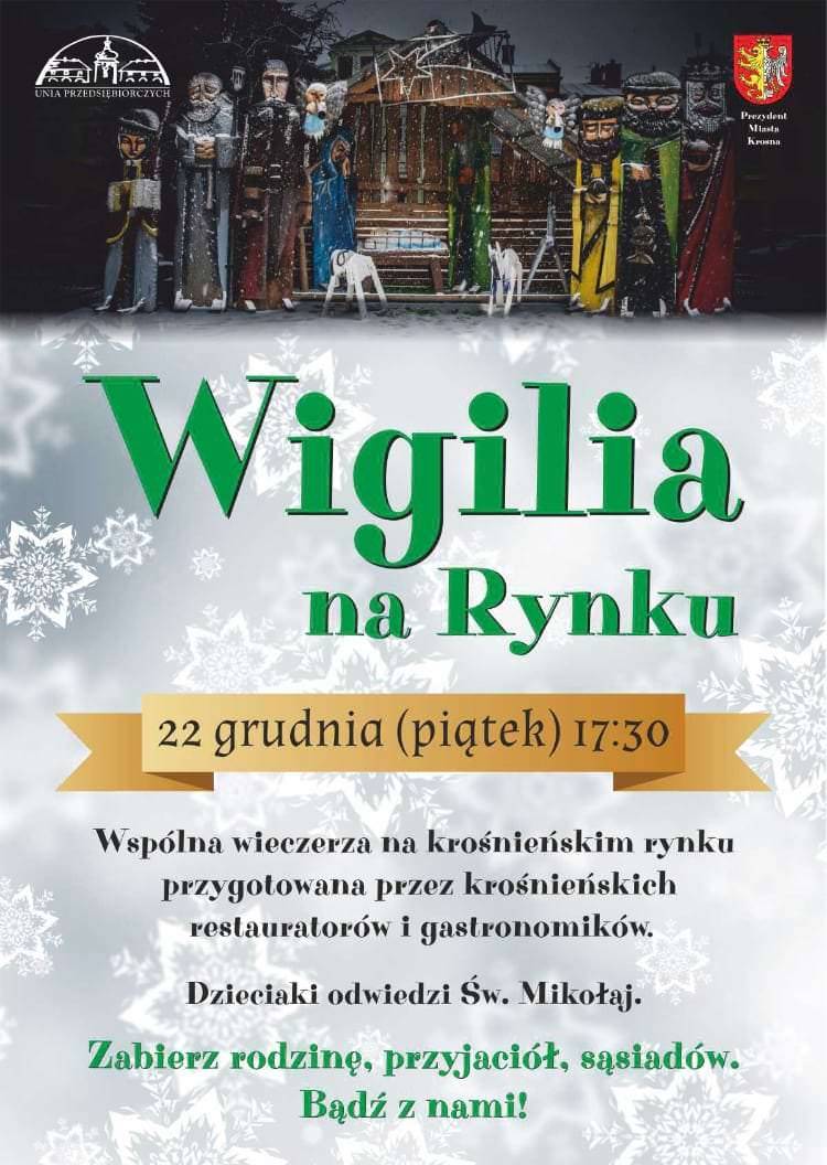 Wigilia na Krośnieńskim Rynku