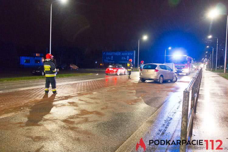 Kolizja na Bieszczadzkiej, poszkodowany ksiądz