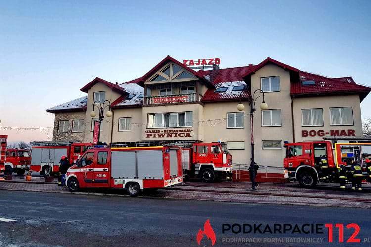 Rymanów. Pożar w budynku Bog-Mar