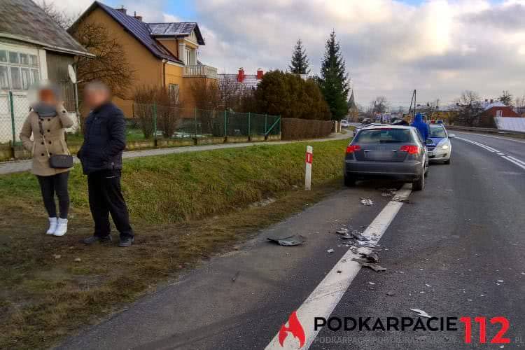 Dwie kolizje prawie jednocześnie