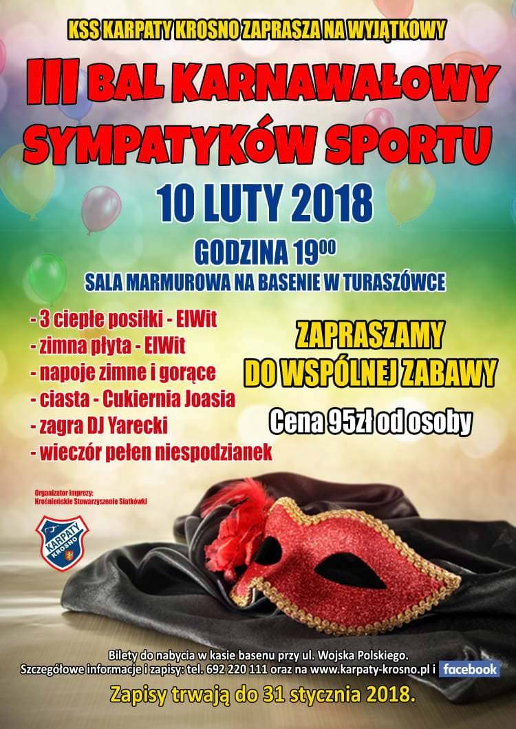 III bal karnawałowy sympatyków sportu