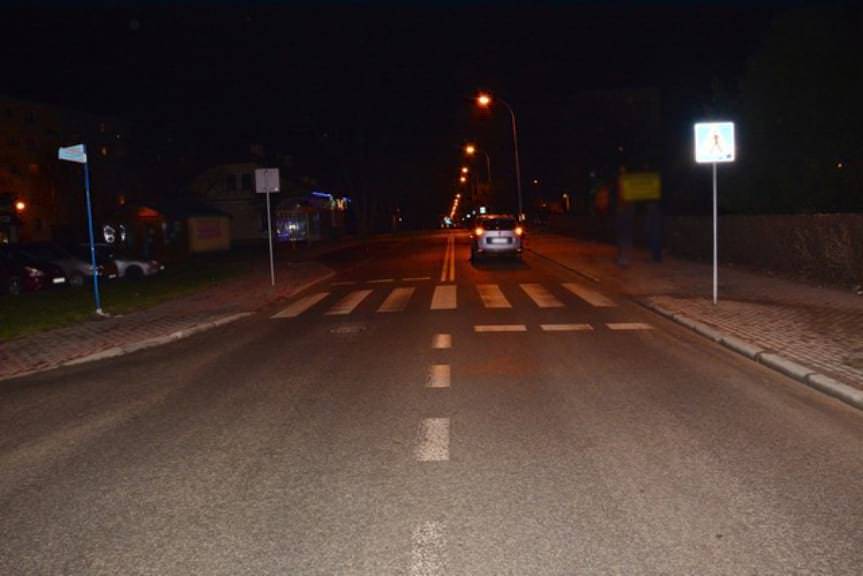 Potrącenie mężczyzny na przejściu dla pieszych