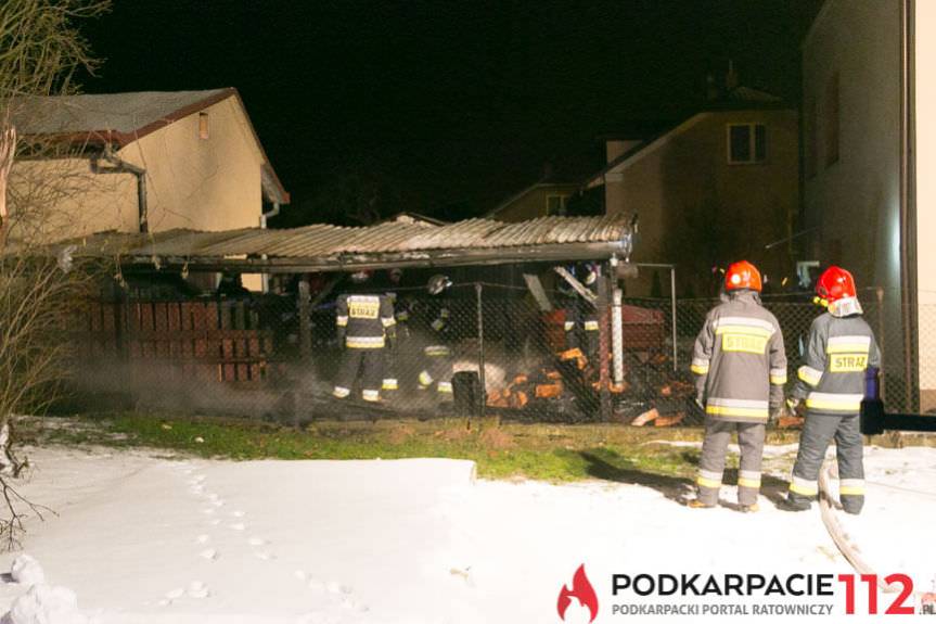 Pożar składu opału w Jedliczu