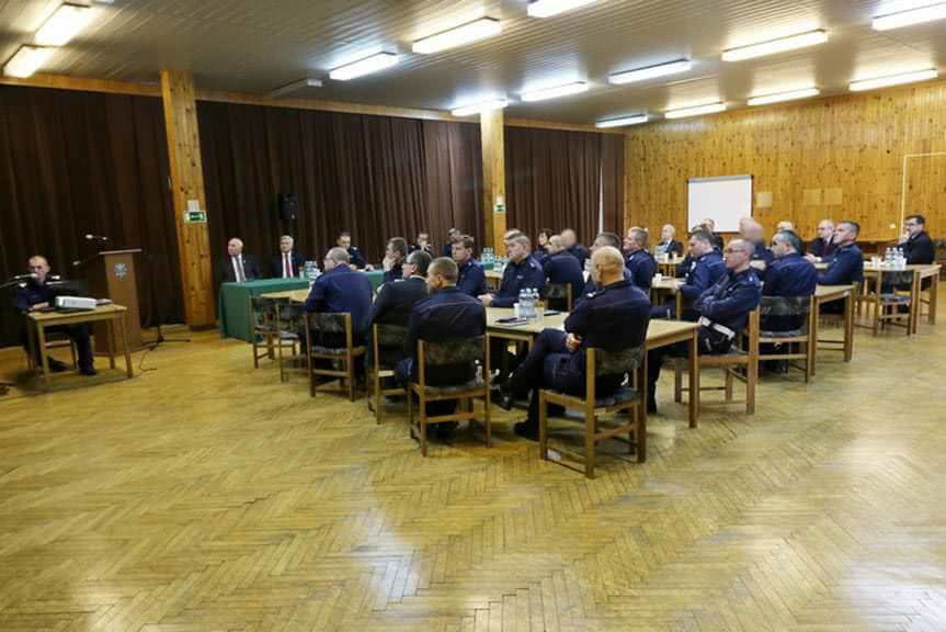 Odprawa roczna. Policjanci podsumowali miniony rok