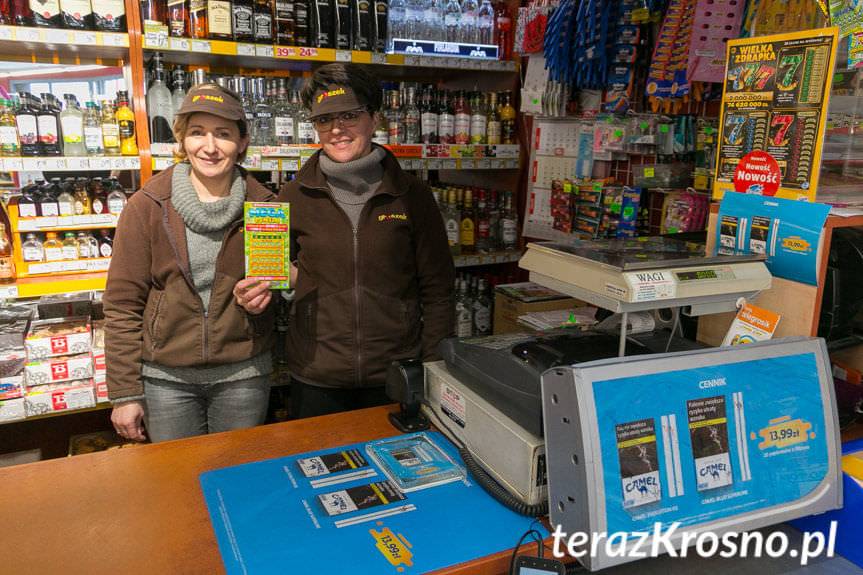 Szczęśliwiec w Krośnie "wydrapał" ponad pół miliona