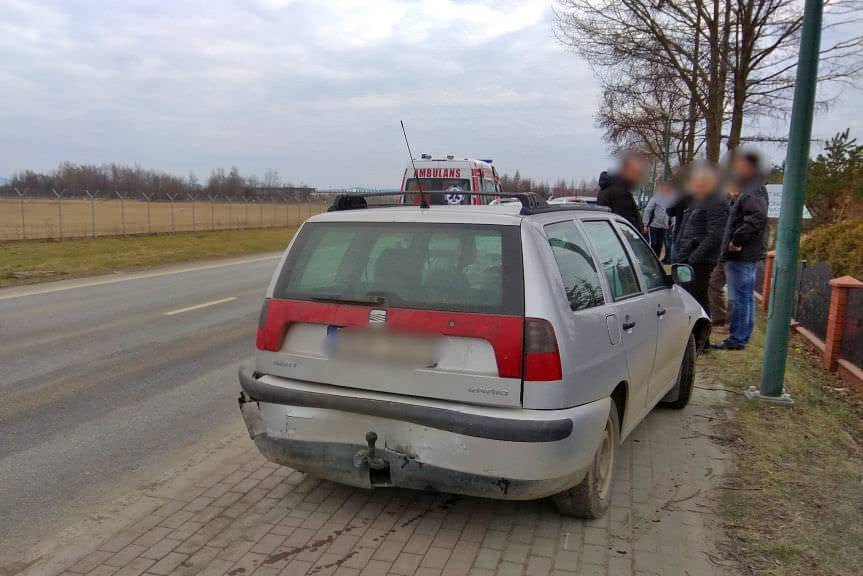 Zderzenie czterech samochodów w Krośnie