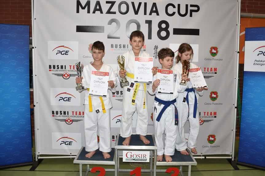 Trzy puchary na  MAZOVIA CUP 2018