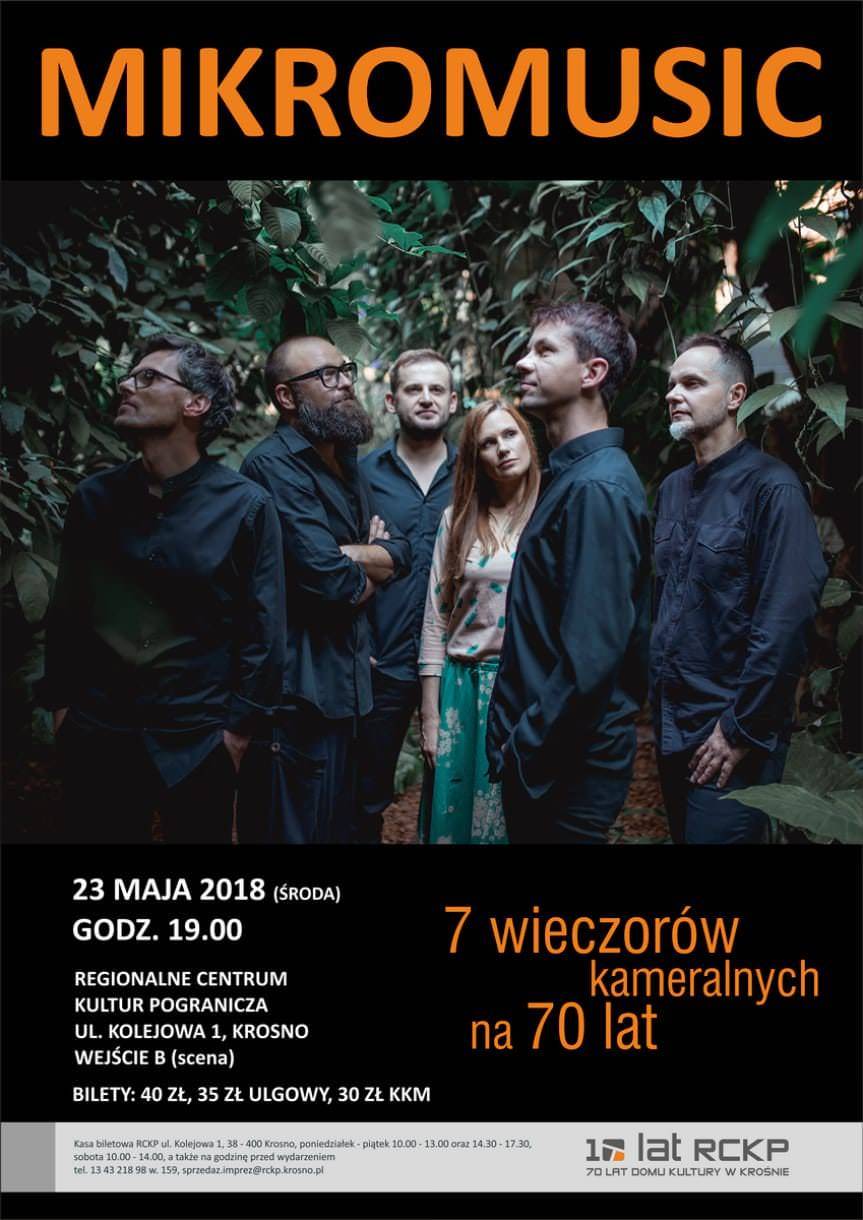 "7 wieczorów kameralnych na 70 lat"  tym razem z udziałem zespołu Mikromusic 