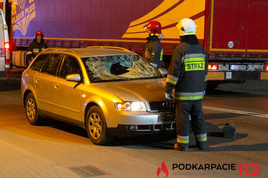Potrącenie pieszego w Miejscu Piastowym