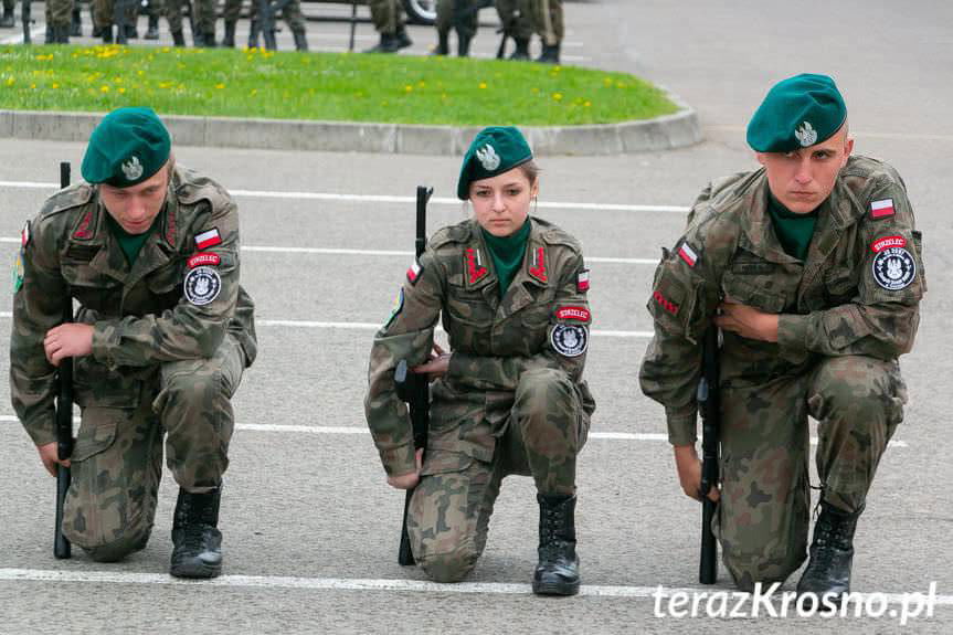 Piknik Wiosenny w Jedliczu. Przegląd Musztry Klas Mundurowych