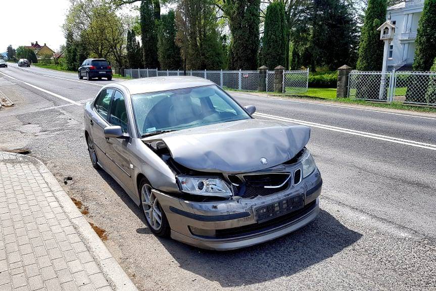 Kolizja trzech samochodów w Iwoniczu